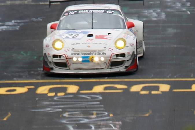 Photo: Otto KlohsJens RichterMarco SchelpHarald Schlotter - Manthey Racing - Porsche 911 GT3 R (997)