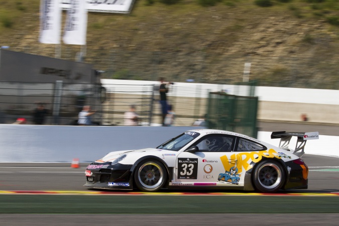 Photo: Antoine LeclercEric DermontDavid TuchbantFranck Perera - Pro GT - Porsche 911 GT3 R (997)