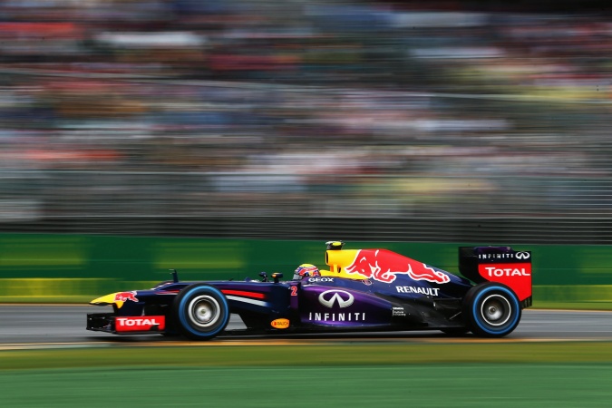 Photo: Mark Webber - Red Bull Racing - Red Bull RB9 - Renault