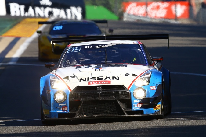 Photo: Florian StraußRicardo SánchezGaëtan PaletouOlivier Pla - RJN Motorsport - Nissan GT-R GT3