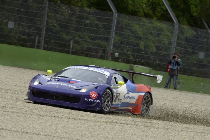 Photo: Maurizio MedianiSergey ZlobinBoris Rotenberg - Russian Bears Motorsport - Ferrari 458 Italia GT3