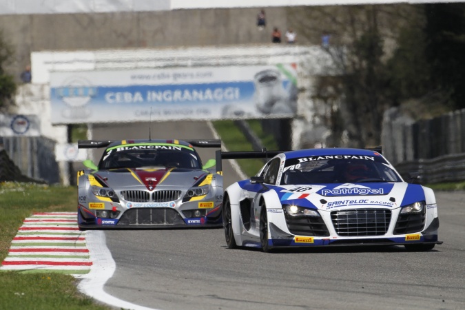 Photo: Alexander MüllerMichael AmmermüllerGrégory Guilvert - Sainteloc Racing - Audi R8 LMS ultra