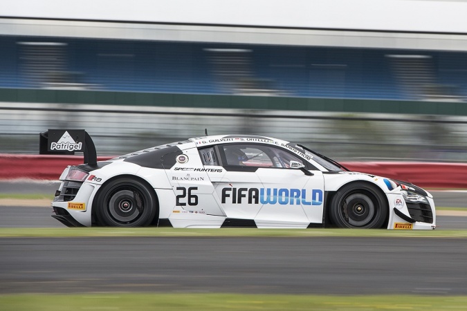 Photo: Stephane OrtelliGrégory GuilvertEdward Sandström - Sainteloc Racing - Audi R8 LMS ultra