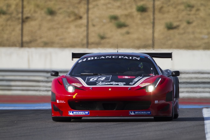 Photo: Mirko VenturiAndreas InvernizziTommaso Maino - Swiss Racing - Ferrari 458 Italia GT3