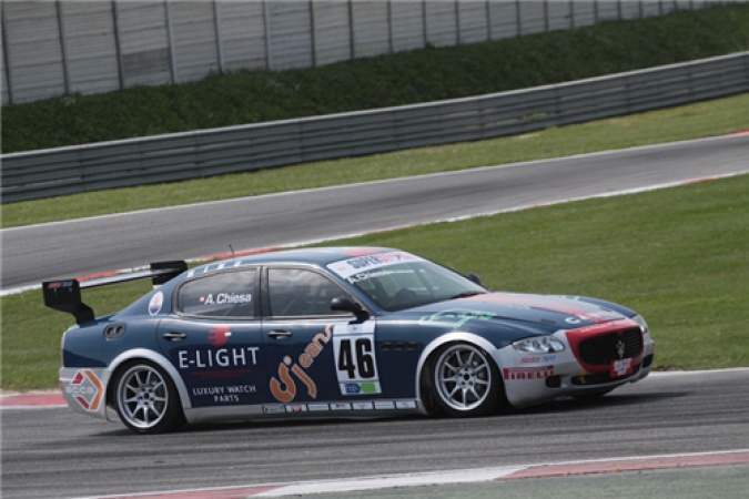 Photo: Andrea Chiesa - Swiss Team - Maserati Quattroporte