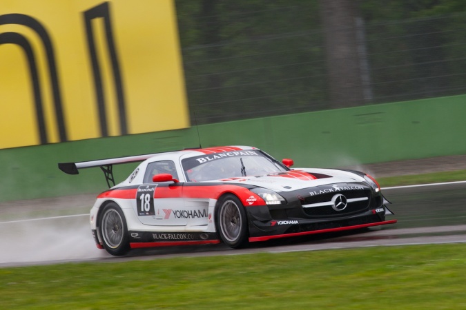 Photo: Bret CurtisSteve JansSean Edwards - Team Black Falcon - Mercedes SLS AMG GT3