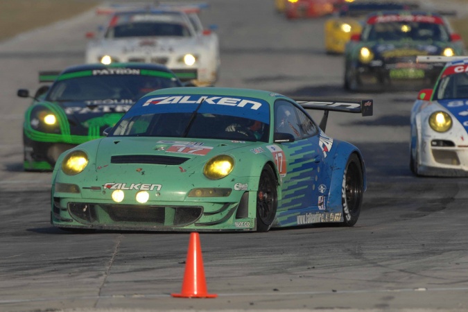 Photo: Bryan SellersWolf HenzlerPatrick Pilet - Team Falken Tire - Porsche 911 GT3 RSR (997-2009)