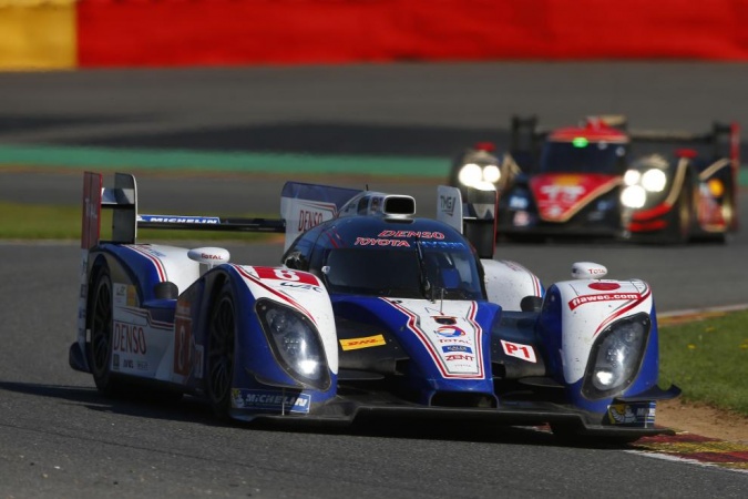 Photo: Anthony DavidsonSebastien BuemiStephane Sarrazin - Toyota Racing - Toyota TS030 HYBRID