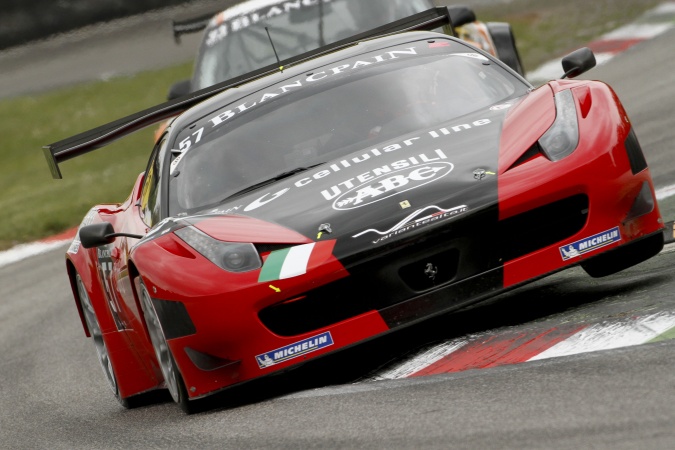 Photo: Giacomo PetrobelliEugenio AmosAlessandro Bonacini - Vita4One Team Italy - Ferrari 458 Italia GT3