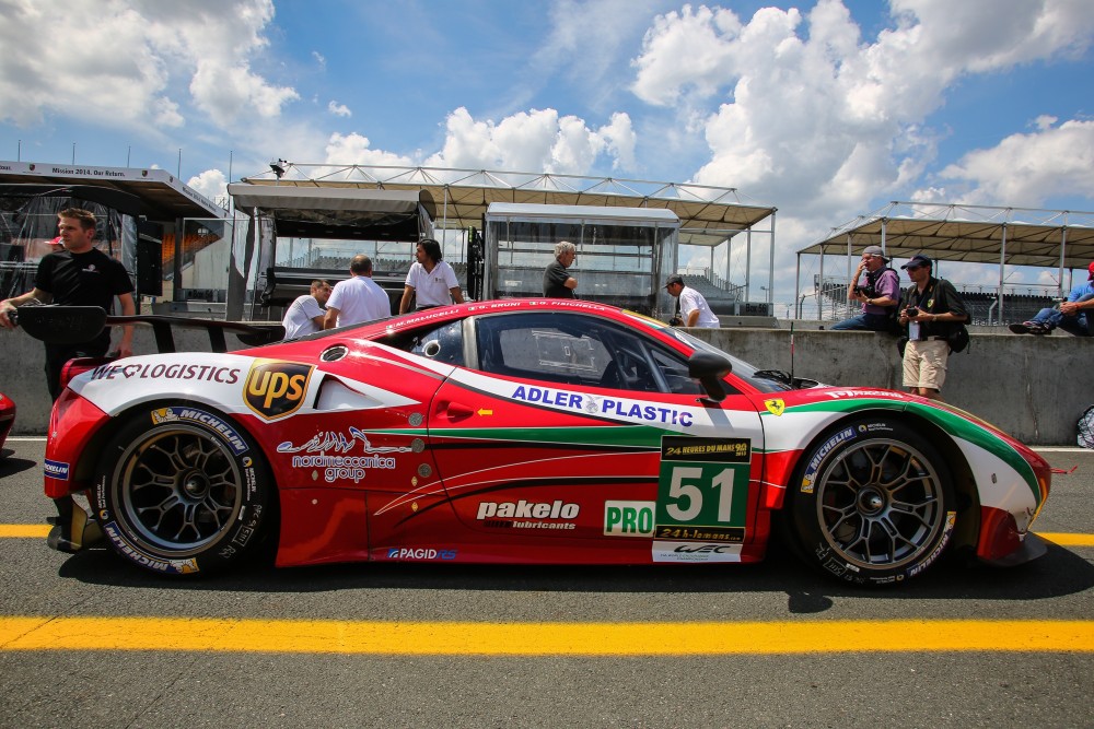 Gianmaria BruniGiancarlo FisichellaMatteo Malucelli - AF Corse - Ferrari 458 Italia GTC