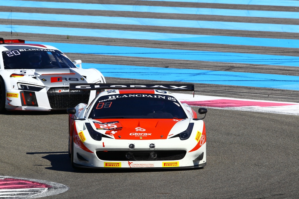 Fabio ManciniRino MastronardiAndrey Birzhin - Glorax Racing - Ferrari 458 Italia GT3