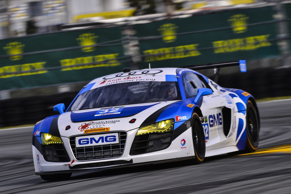 Alex WelchJames SofronasFrank StipplerMarc Basseng - GMG Racing - Audi R8 LMS