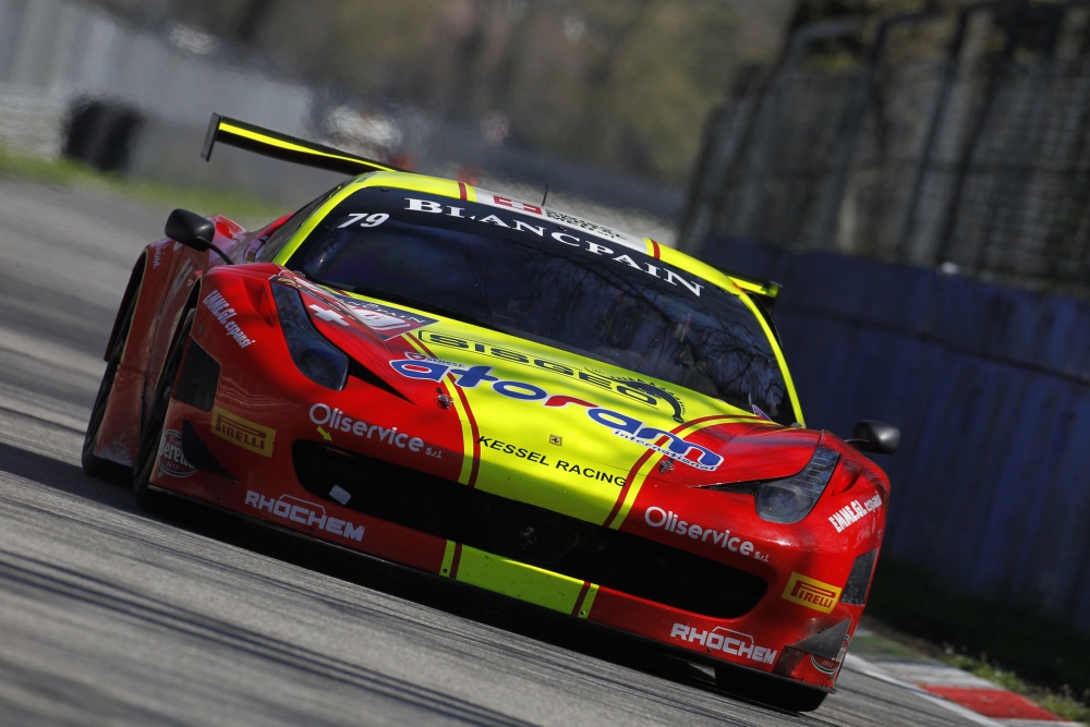 Alessandro GarofanoBeniamino CacciaLorenzo Bontempelli - Kessel Racing - Ferrari 458 Italia GT3
