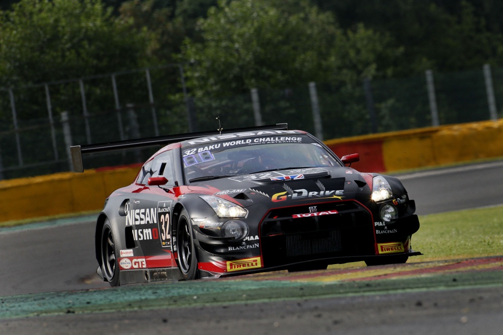 Alex BuncombeSteve DohertyMark ShulzhitskiyChris Buncombe - RJN Motorsport - Nissan GT-R GT3
