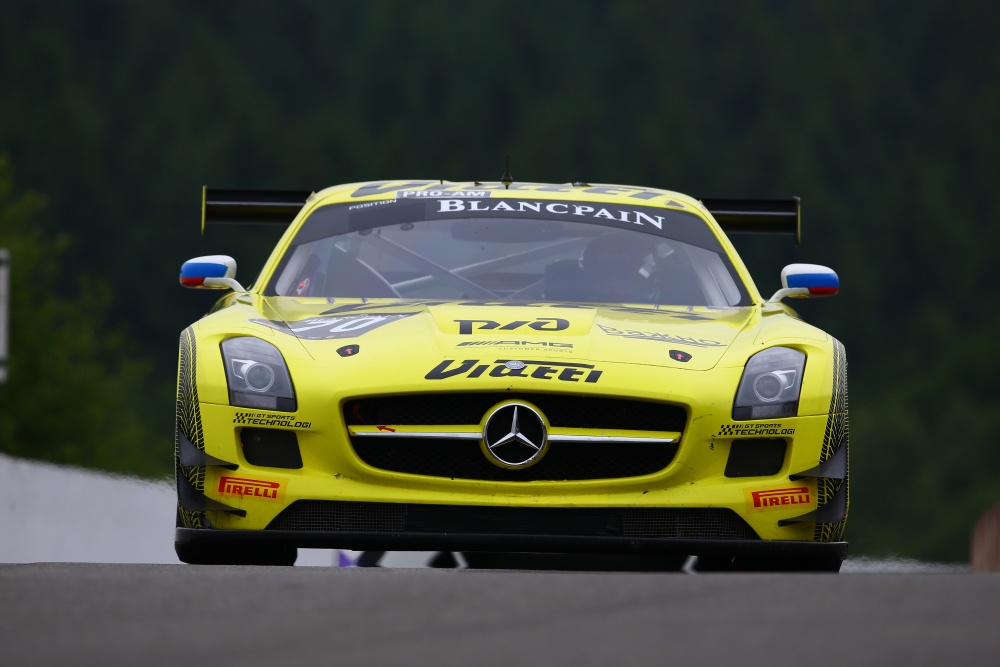 Alexey KarachevChristophe BouchutMiguel TorilKenneth Heyer - SMS Seyffarth Motorsport - Mercedes SLS AMG GT3