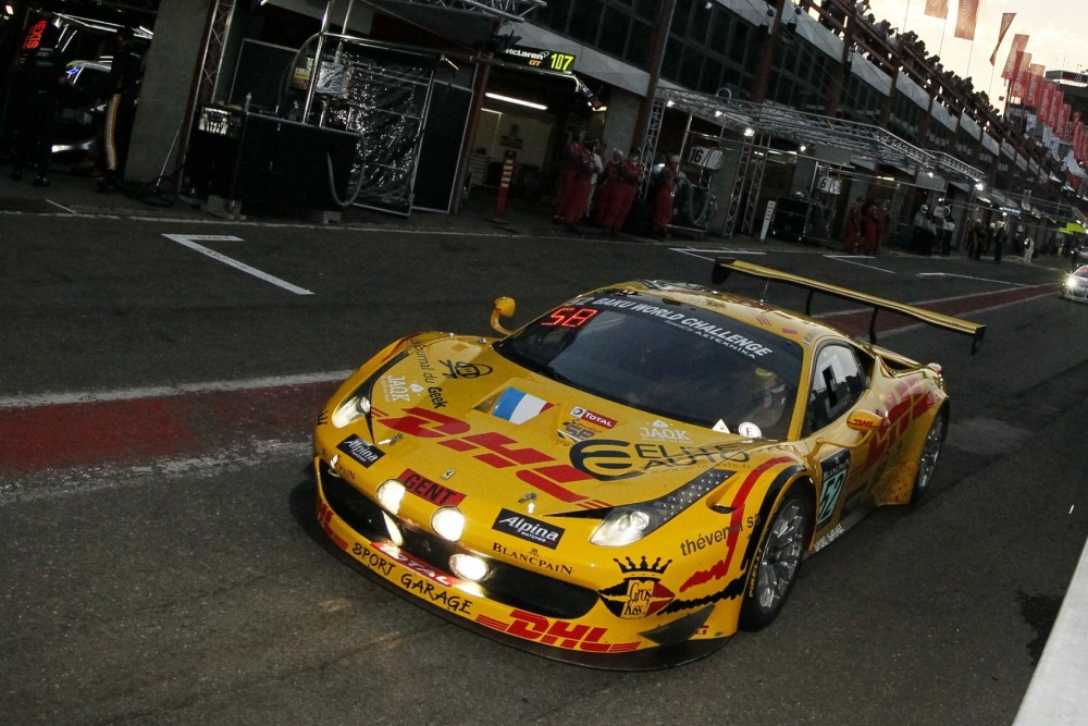 Thierry PrignaudRomain BrandelaLeonardo GoriniStephane Lemeret - Sport Garage - Ferrari 458 Italia GT3