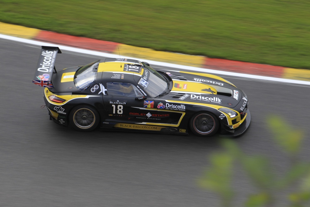 Maro EngelOliver MorleySean JohnstonBernd Schneider - Team Black Falcon - Mercedes SLS AMG GT3