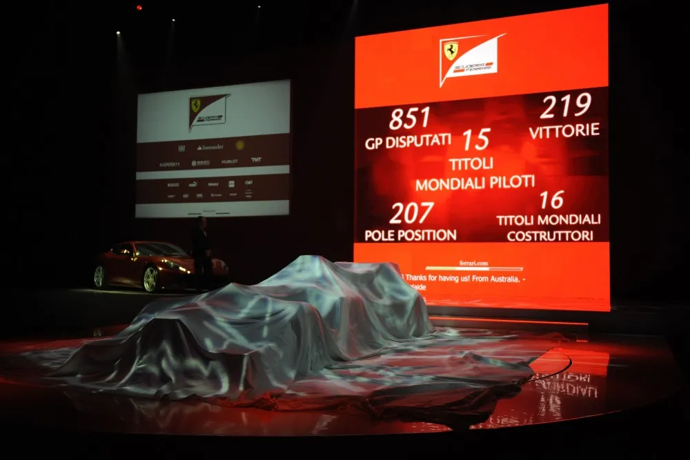 Still hidden: Ferrari F138