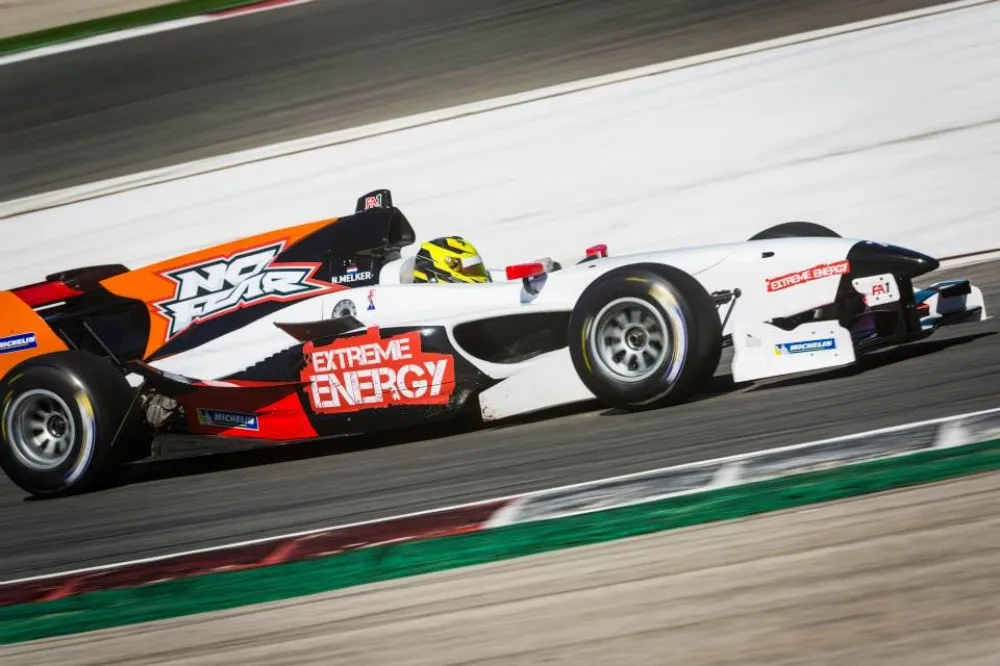 Nigel Melker competes for the FA1 Team Netherlands