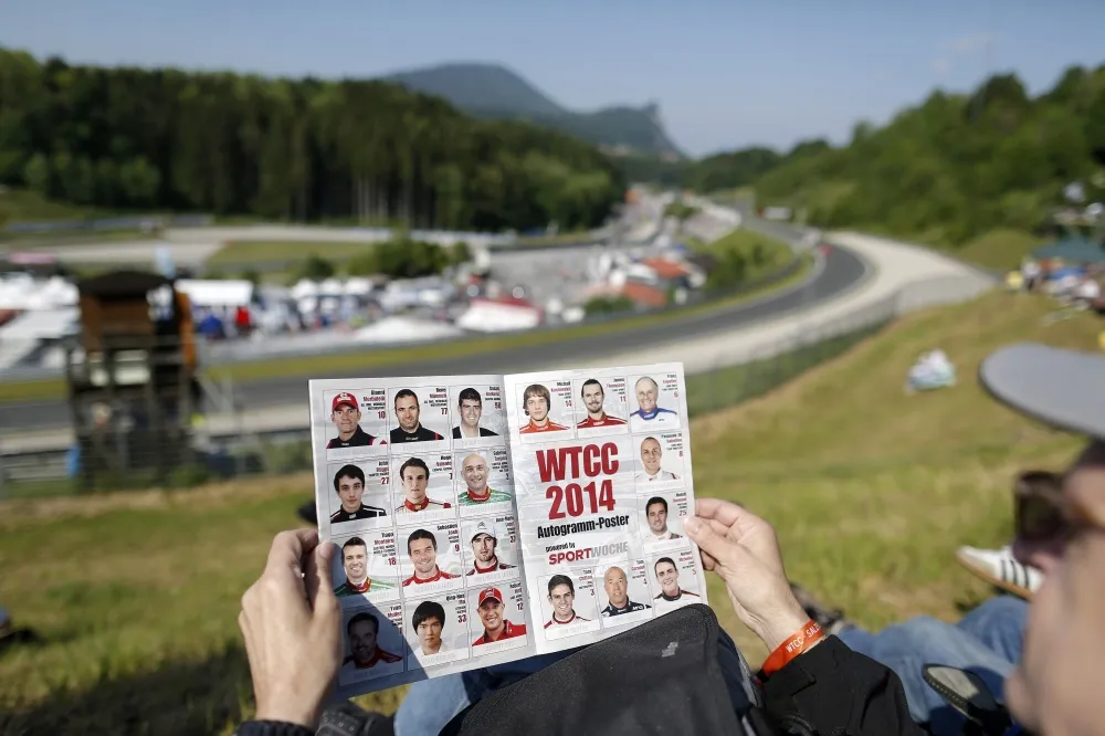 Natural grandstands for spectators in Austria
