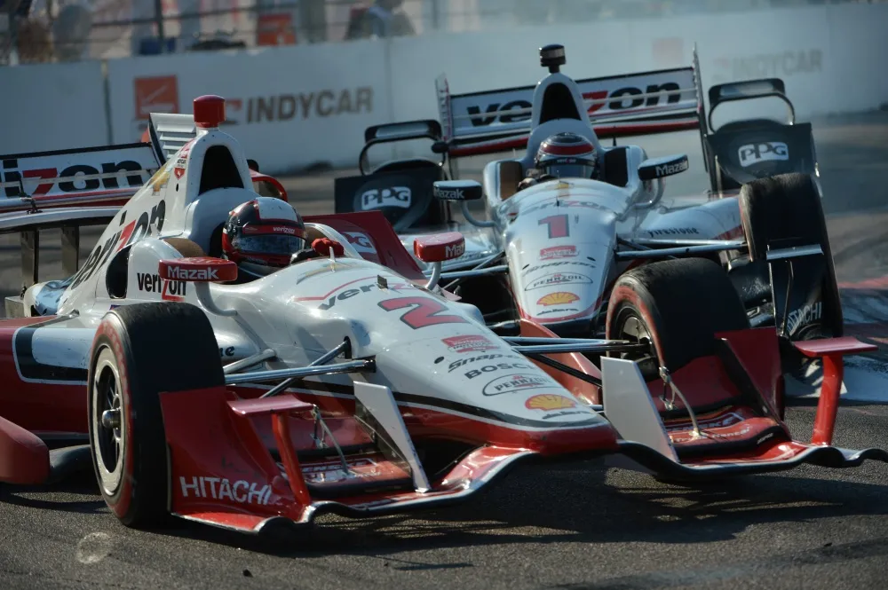 Battle of the race: Juan Pablo Montoya against Will Power