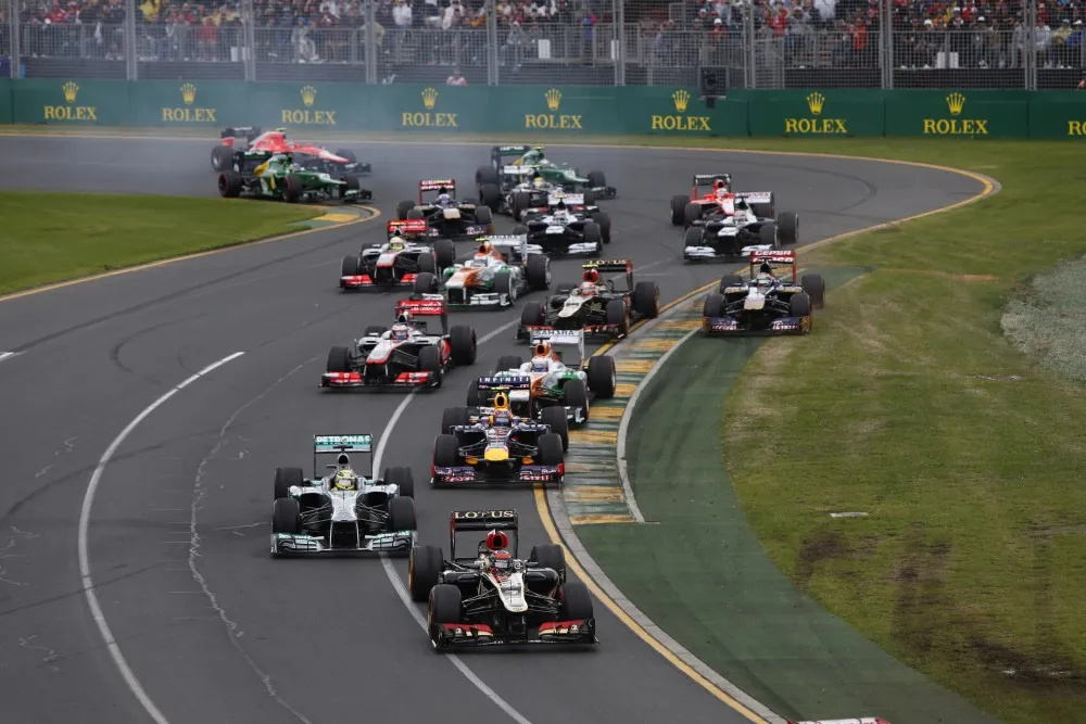 The start of the Australian GP