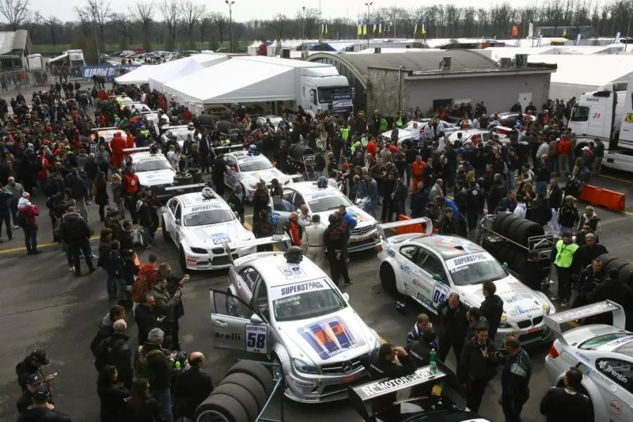 The Superstars in the Monza paddock