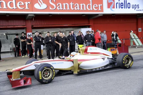 Narain Karthikeyan: Here before the start of the 2012 season.