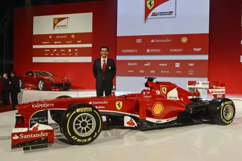new at Ferrari: test driver Pedro de la Rosa