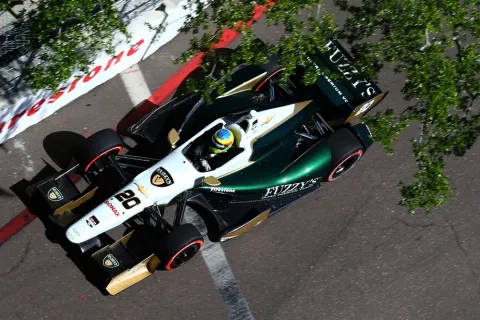 Ed Carpenter Racing for once, within front runners on a non-oval track - thanks to Mike Conway