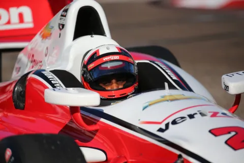 Returnee: Former champion Juan Pablo Montoya again racing without a roof
