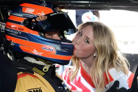 With kiss to the podium: Francesco Sini