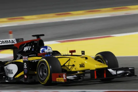 Pole in the first race: Jolyon Palmer