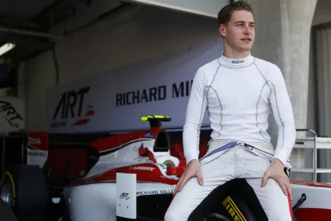 Very impressive: Stoffel Vandoorne wins in his first GP2 race