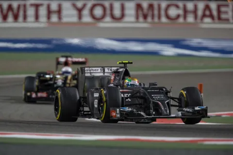 Esteban Gutierrez: His race was ended by Pastor Maldonado