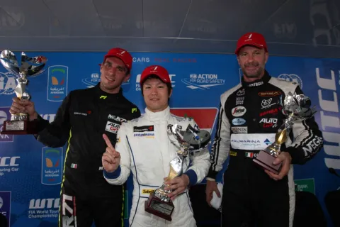 Surprises on the podium: LaRosa and Cipriani next to winner Kimiya Sato