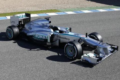 The Mercedes GP W04