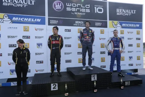 Podium on Sunday: Carlos Sainz wins ahead of Marlon Stöckinger and Sergey Sirotkin