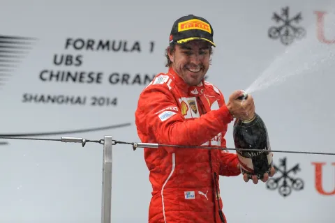 Fernando Alonso: Finally a Ferrari on the podium