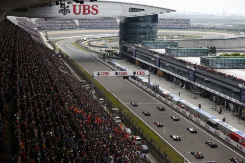 Start of the China GP 2014