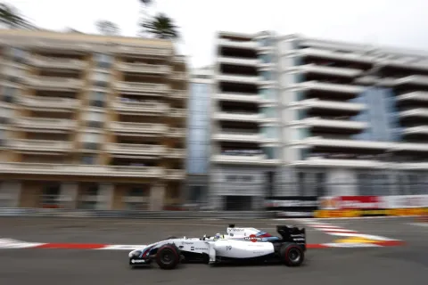 Massa in the streets of Monte Carlo