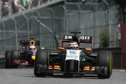 Nico Hülkenberg took the points for Force India