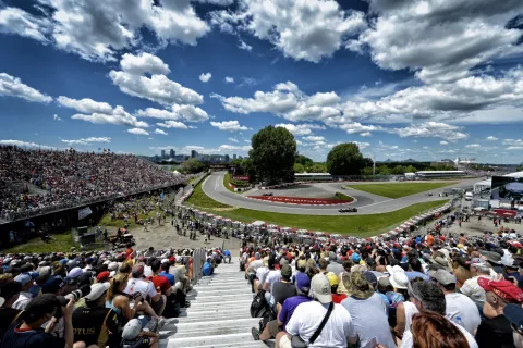 Crowds in Montreal