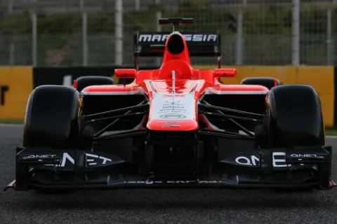 Front view of the Marussia MR02