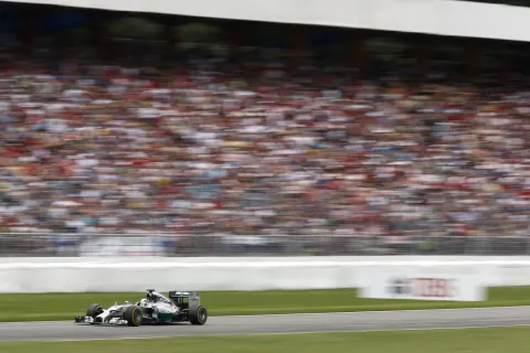 The catching up by Lewis Hamilton ensured Entertainment
