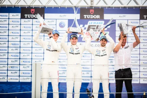 First Porsche victory: Marc Lieb, Neel Jani and Romain Dumas
