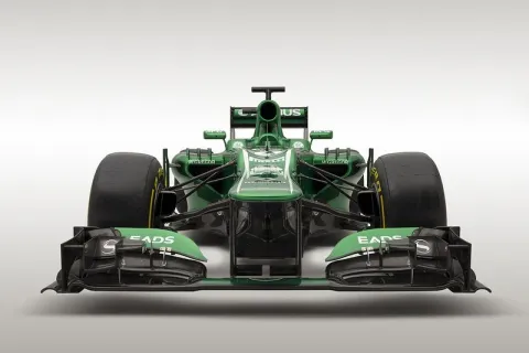 Front view of the Caterham CT03