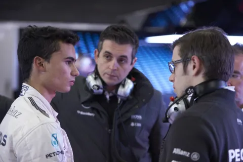 Pascal Wehrlein was in action for Force India as well as Mercedes