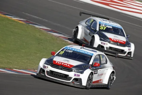 In Race 2: Loeb leads in front of Lopez