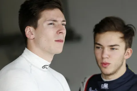 Teammates and title contenders: Pierre Gasly and Alex Lynn